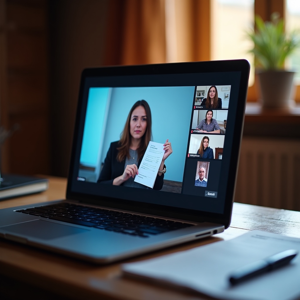 Онлайн-занятие семинара для фермеров на экране компьютера